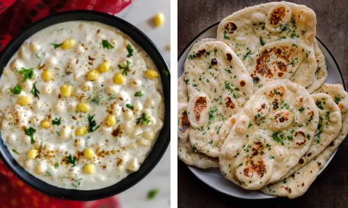 Raita and naan || India To States