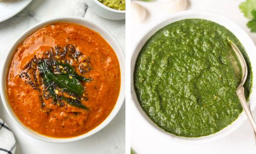 Red and green chutney || India To States